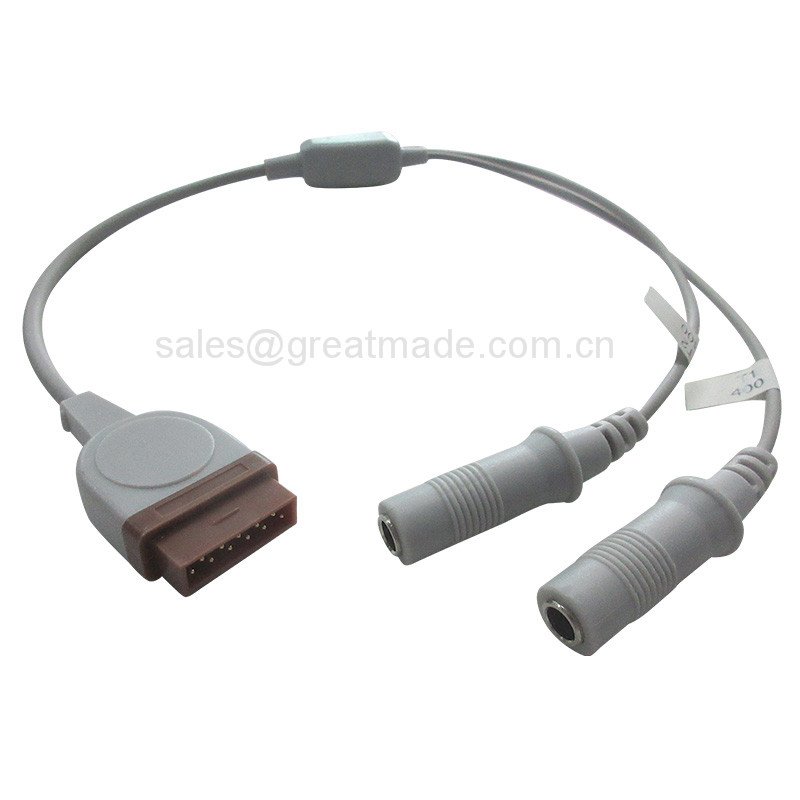 TP039 voor GE-temperatuursonde adapterkabel TP039 for GE temperature probe adapter cable