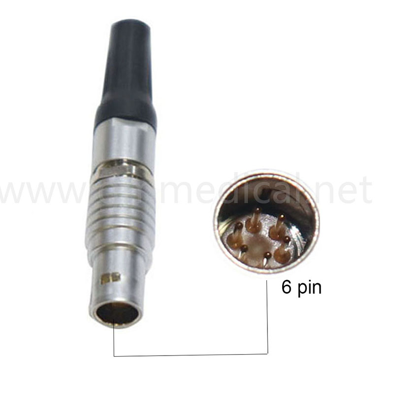 0B Circulaire Push Pull metalen connector Kabelstekker FGG 6-pins mannelijke contacten voor RED ARRI Lbus (6P, stekker): Home Audio & Theater
