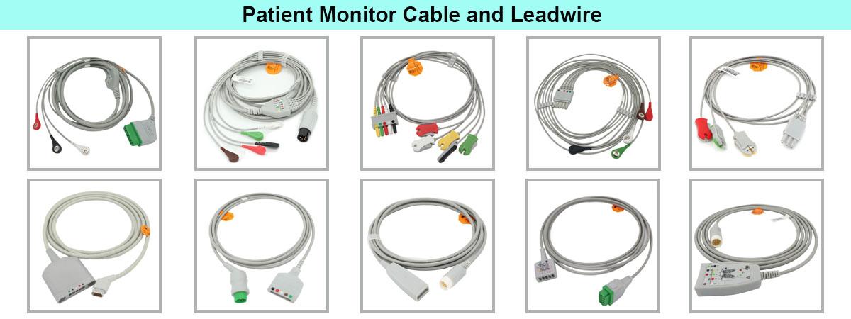 patiëntmonitor kabel en leadwire