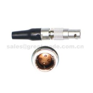 Messing Push Pull Connector 4 pins metaaldraad Connector FGG.00B.304 Automotive draadconnector met CE ROHS TUV