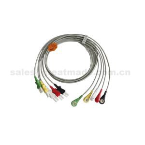 Gebruik met 700-0007-09 Tru-Link Leadwire Sets, 5-Lead, Snap, IEC, 24in & 2PIN