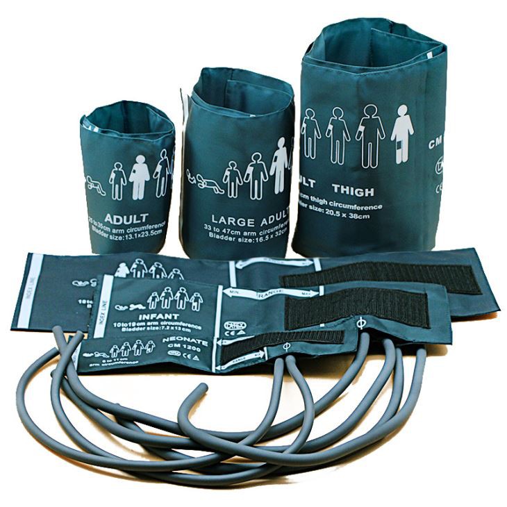Neonate, Infant, Child, Adult, THIGH Bloeddrukmanchet met gaszak