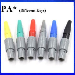 1P Medische Connector PAG PAA PAB PAC 2-10pin 14 Pin 1P Male Plug 0 40 60 80 Graden Twee keyings