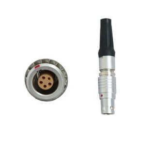 FGG EGG 1B Series 305 push-pull Metalen rechte stekker/ Fixed Socket connector