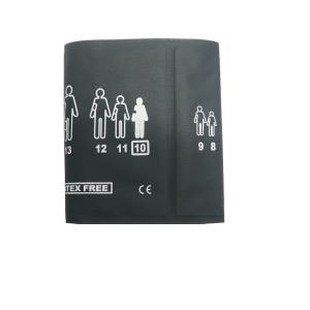 Kleine volwassen #10 enkele buis Nibp manchet, 20-27 Arm omtrek, zonder Gasbag