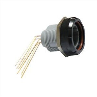 Waterdichte 1P plastic medische connector PKG fixed socket met Elbow 90 graden contact PCB Twee Keying