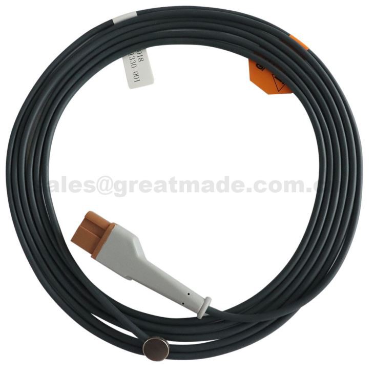 Spacelab compatibele huid oppervlakte temperatuursonde, Spacelab 10PIN-> 12mm schijf