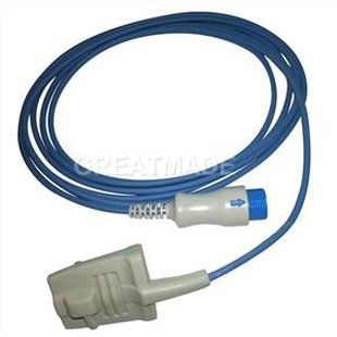 Gebruik met Mindray Beneview T5 / T6 / T8 Herbruikbare volwassen zachte tipspo2-sensor voor silicone